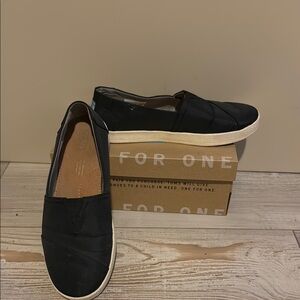 Black Slip-On Shoes